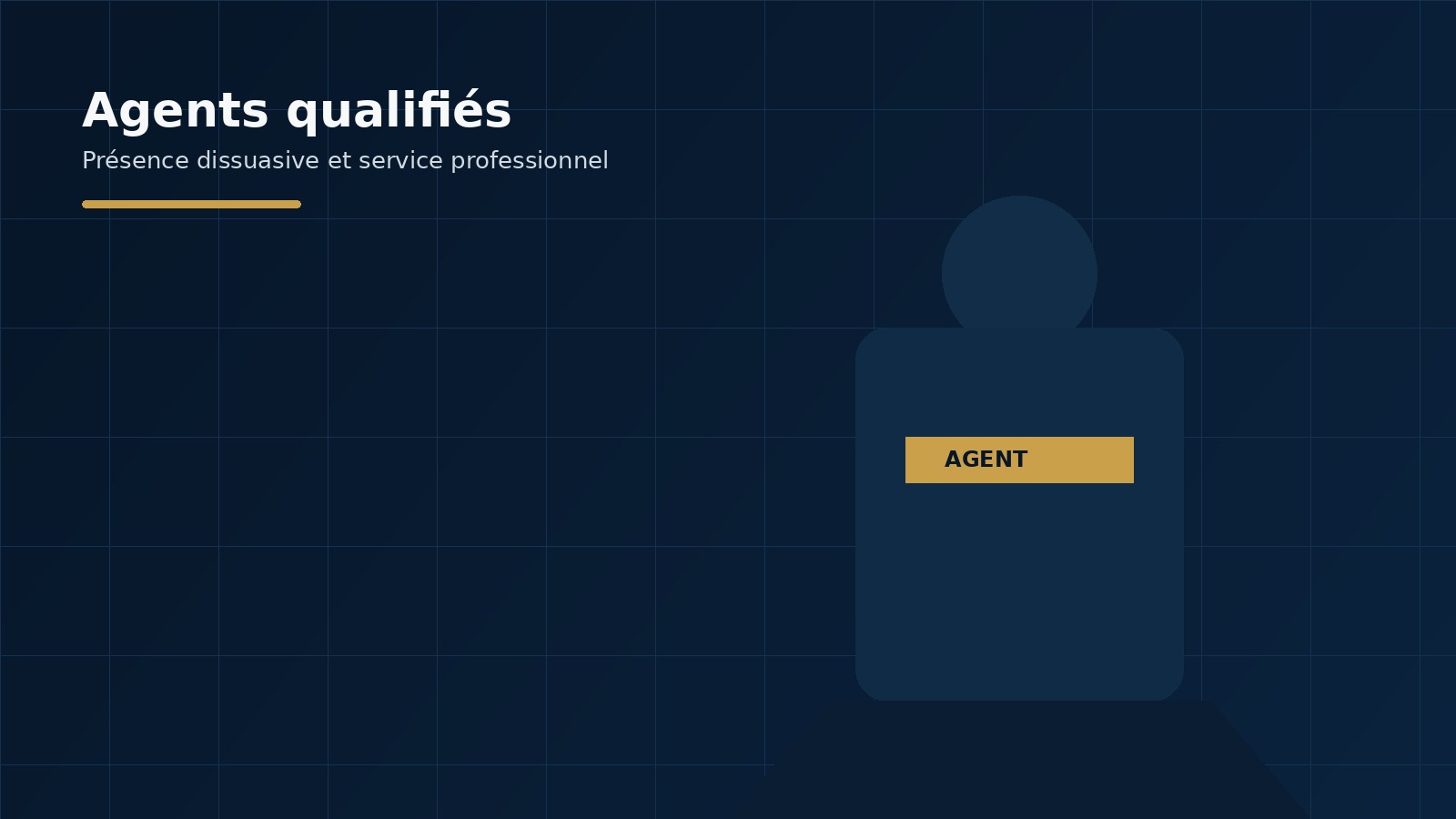 Agent de sécurité professionnel