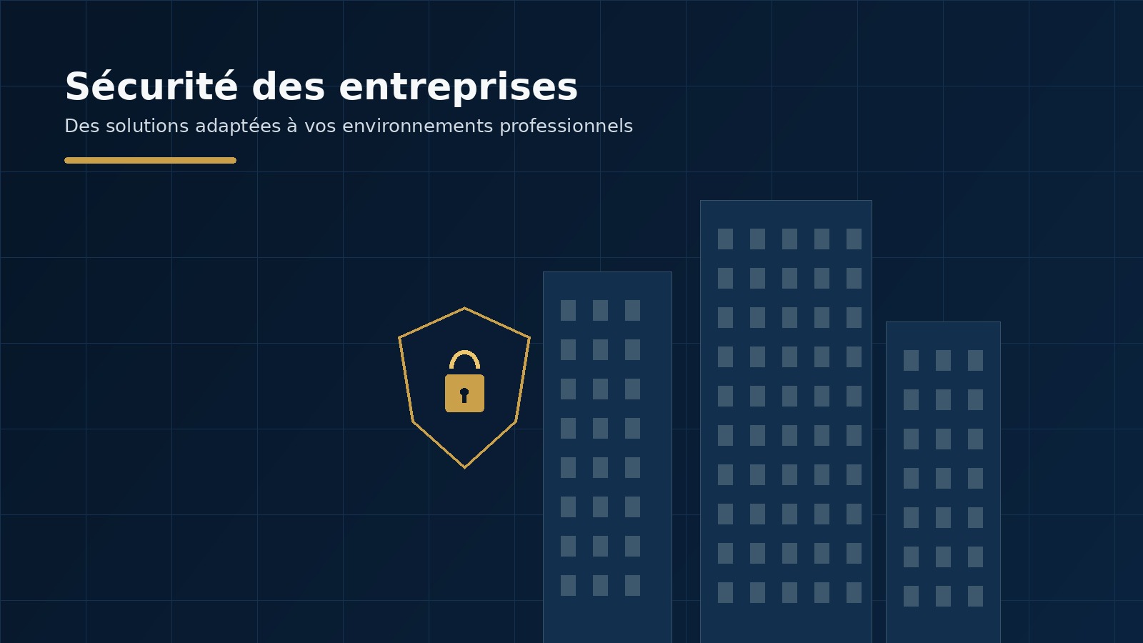 Sécurité de bâtiments professionnels